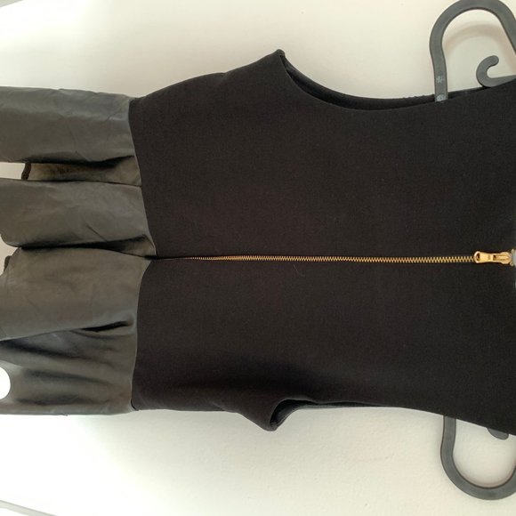 Leather Black Top - Zara - Picture 3 of 4